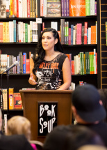 At my Book Soup reading. At my Book Soup reading.